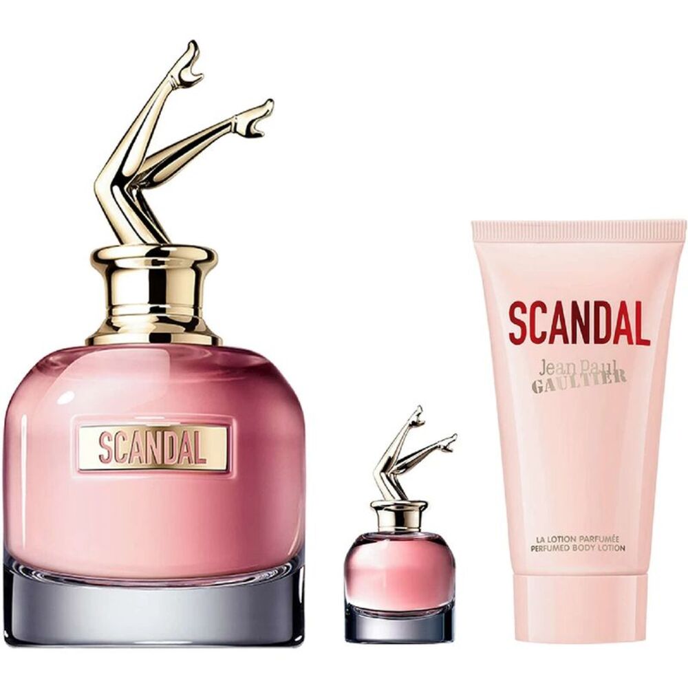 JPG Scandal Gift Set for Women (2.7 EDP+2.5 Perfumed BL+ 6 ML EDP Splash) - New